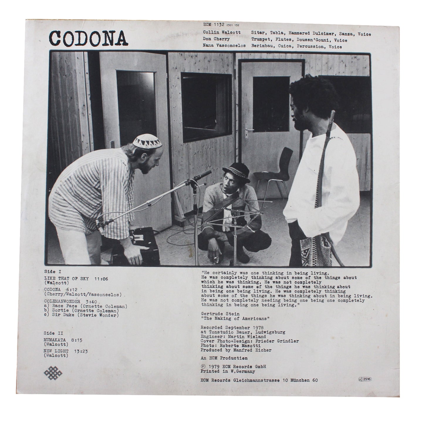Codona - CODONA (2nd Hand)