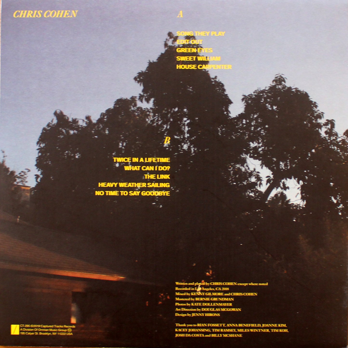 Chris Cohen - Chris Cohen (2nd Hand)