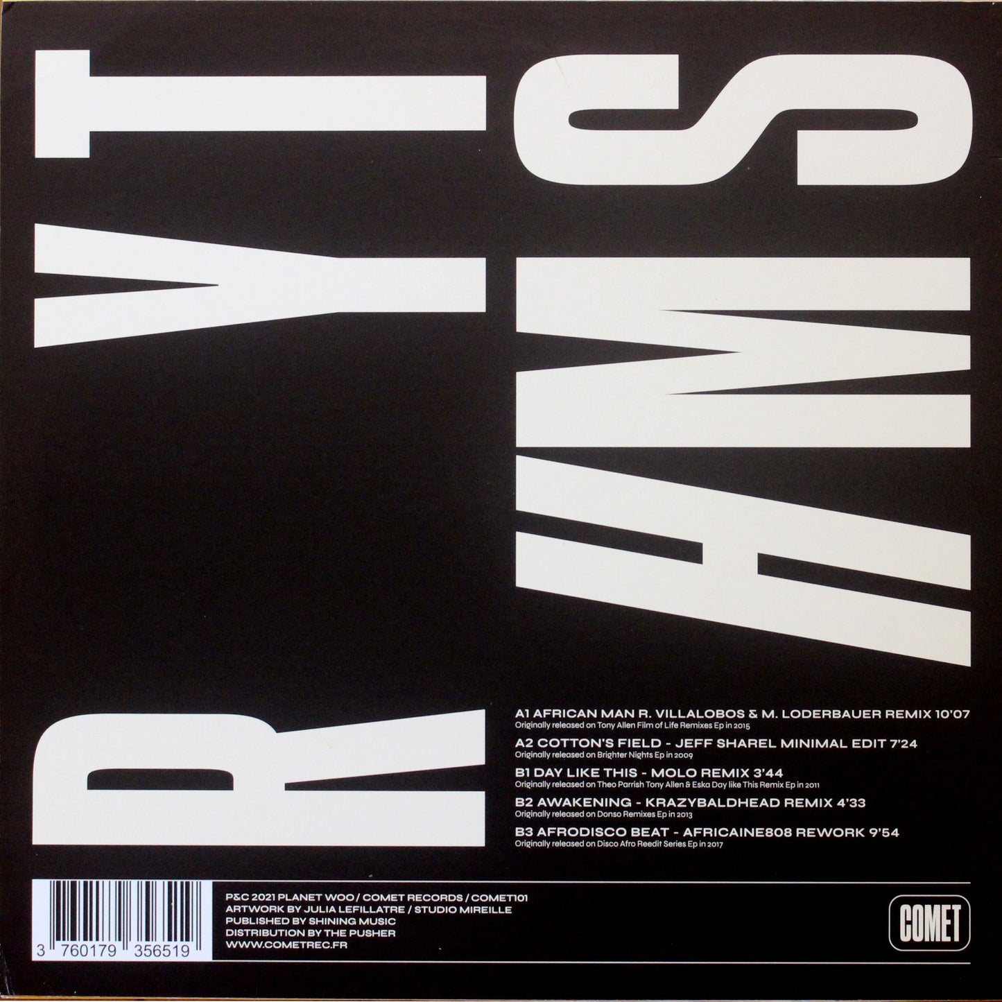 Comet Compilations - Comet Afro Rhythms Vol 2 (2nd Hand)