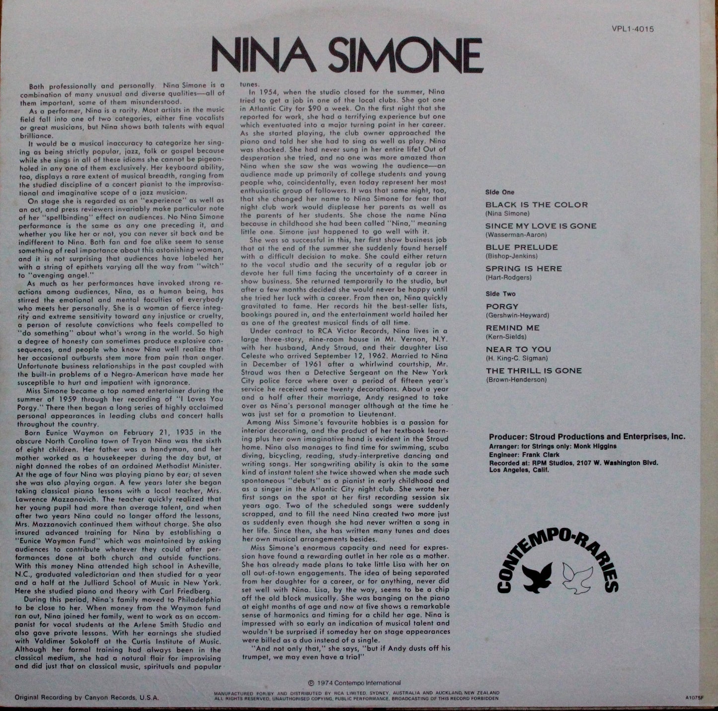 Nina Simone - Gifted & Black (2nd-Hand)