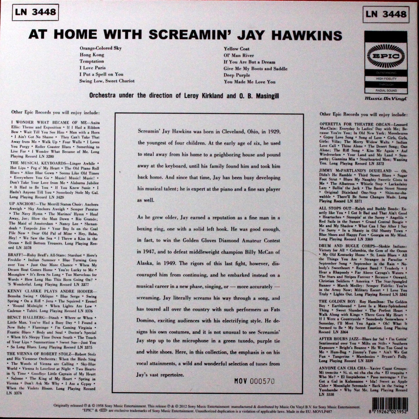 Screaming Jay Hawkins - At Home With (2nd-Hand)