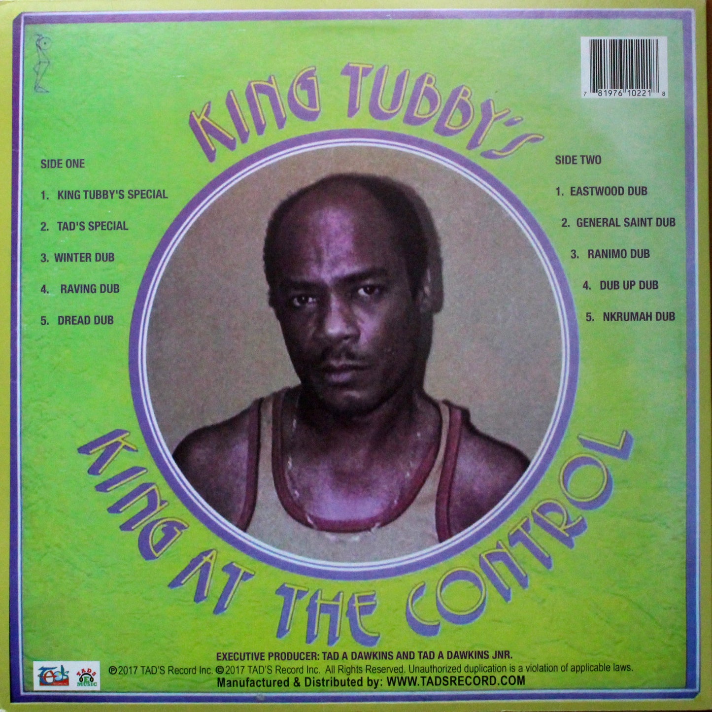 King Tubby - King Tubby's At The Control (2nd Hand)