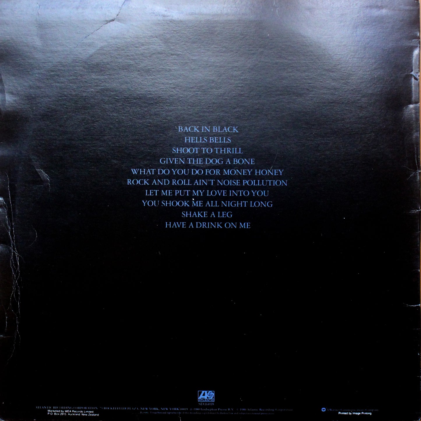 AC/DC - Back In Black (2nd-Hand)