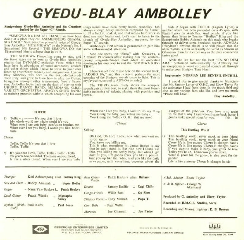 Gyedu-Blay Ambolley - Simigwa