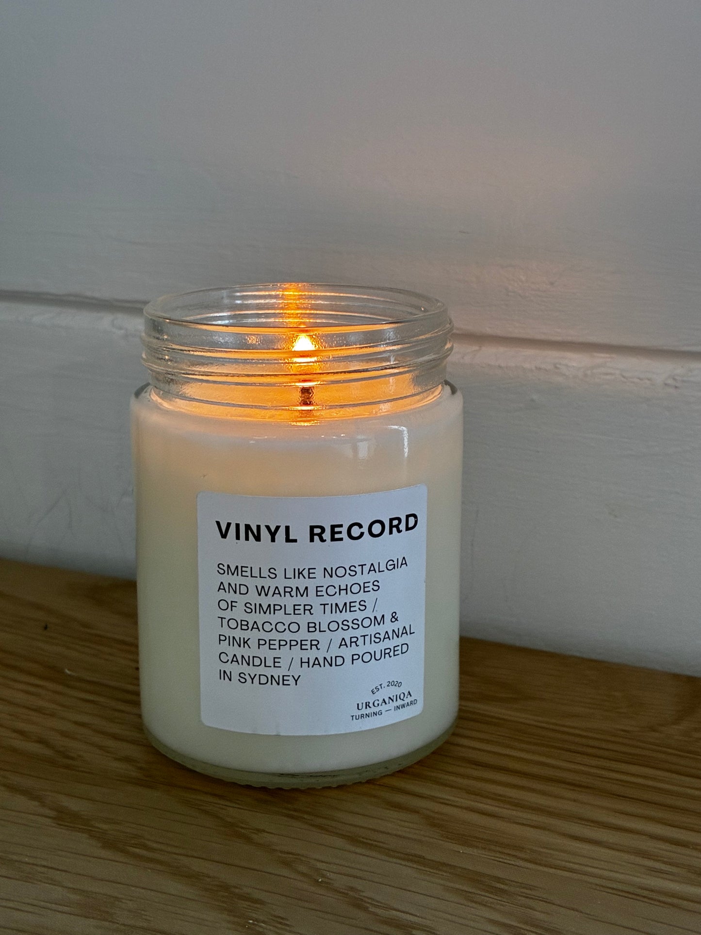 Vinyl Record Scented Candle