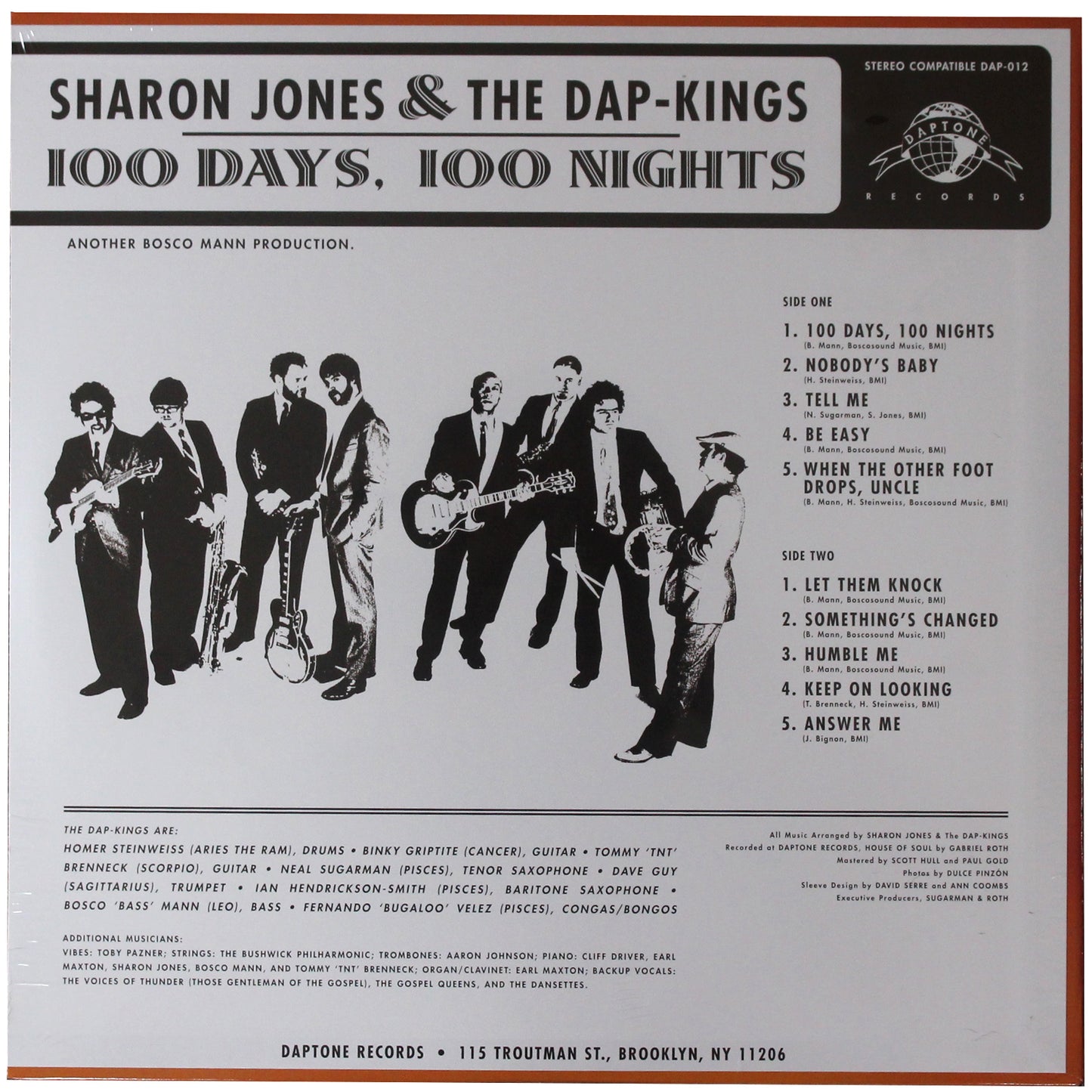 Sharon Jones & The Dap-Kings - 100 Days, 100 Nights