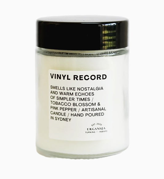 Vinyl Record Scented Candle