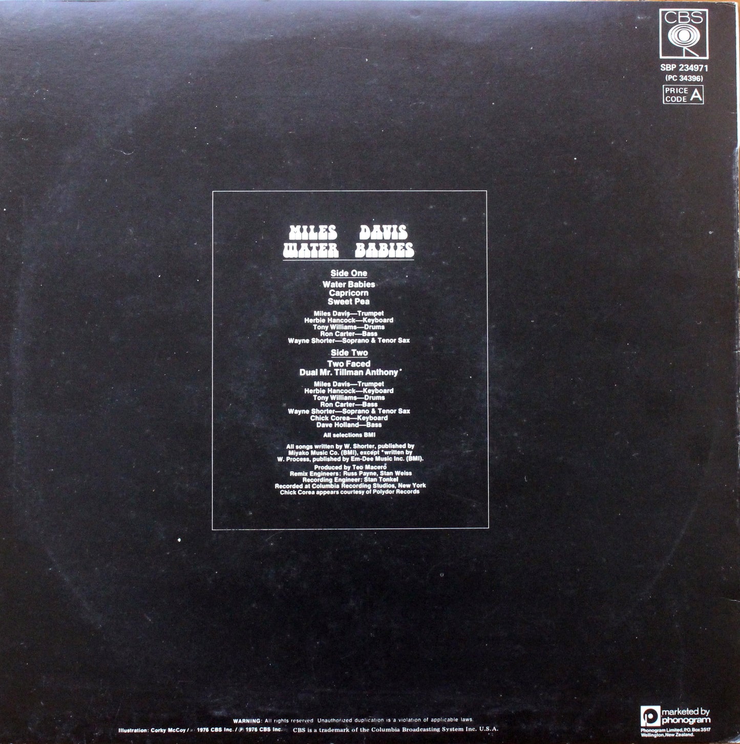 Miles Davis - Water Babies (2nd Hand)