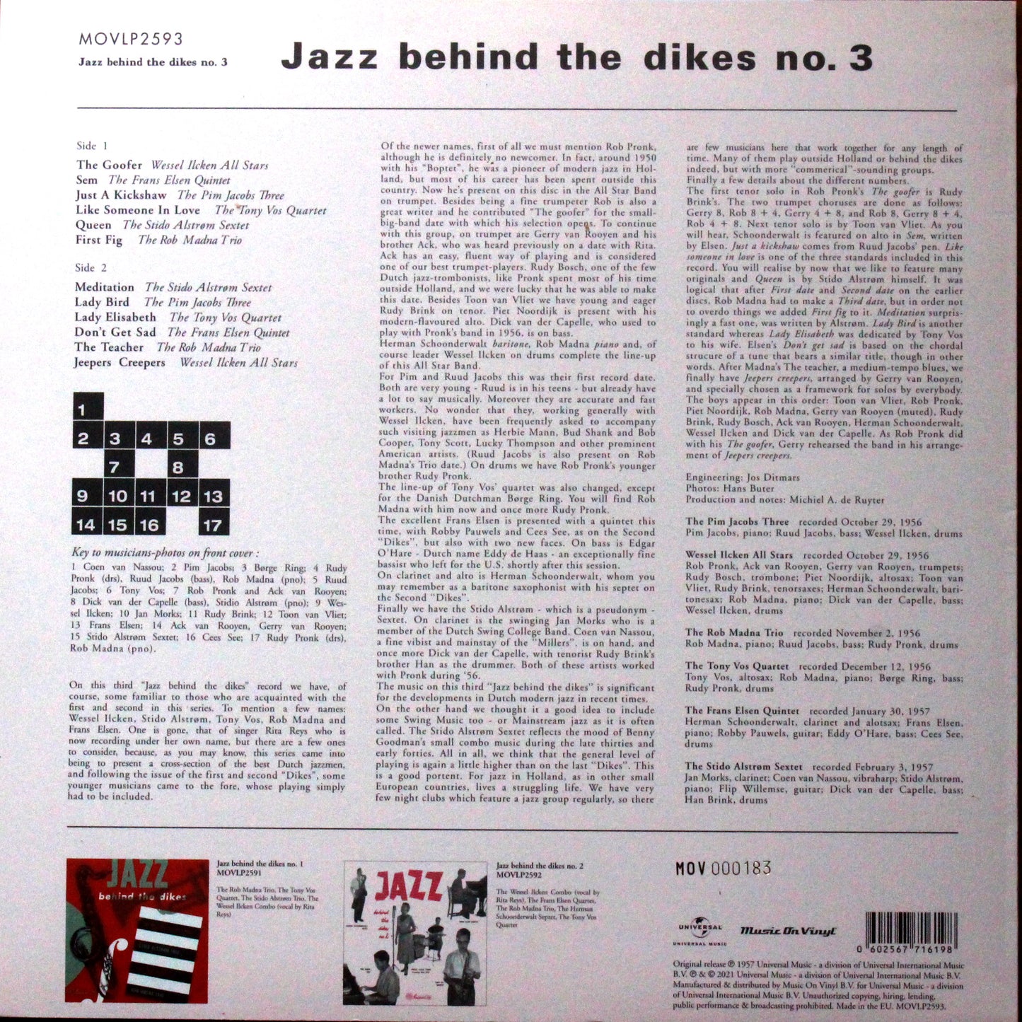 Various Artists - Jazz Behind The Dikes no.3 (2nd-Hand)