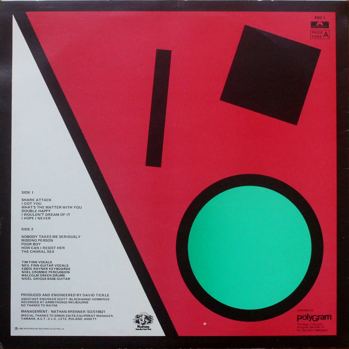 Split Enz - True Colours (2nd-Hand)
