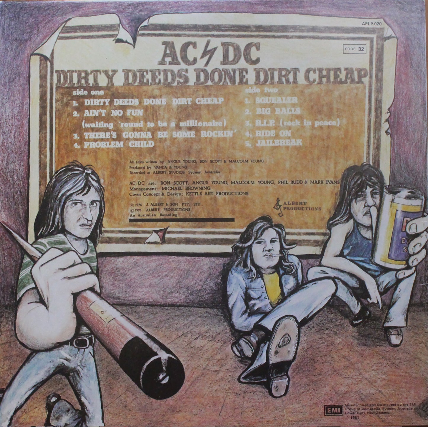 AC/DC - Dirty Deeds Done Dirt Cheap (2nd-Hand)