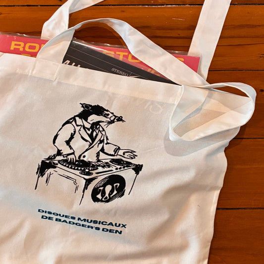 Badger's Den Records Tote Bag