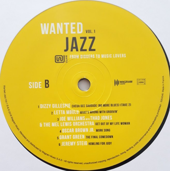 Various Artists: Wanted - Jazz Vol1. (From Diggers to Music Lovers)